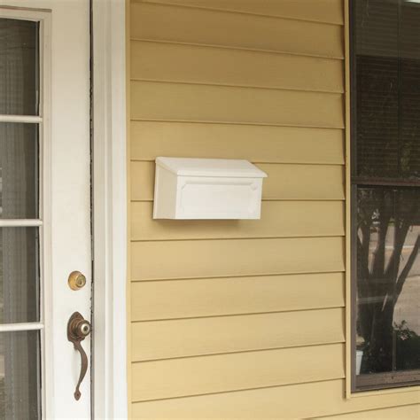 Windsor Wall Mount Mailbox – White | Architectural Mailboxes