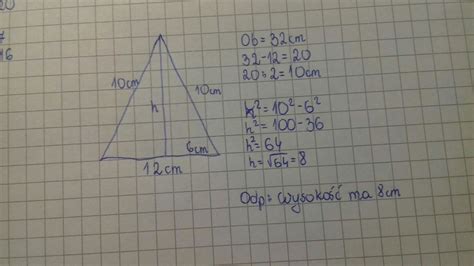 Jak Obliczyć Obwód Trójkąta Równoramiennego