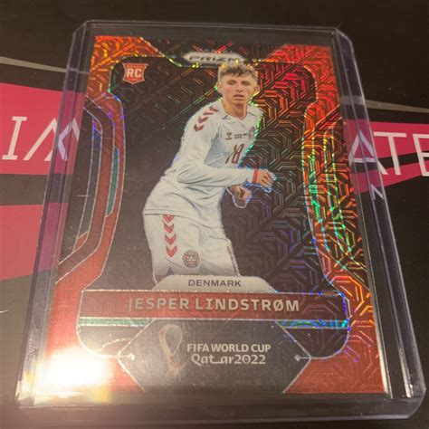 Prizm Fifa World Cup Qatar Jesper Lindstrom Rookie Red