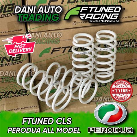 FTUNED SPRING SPORT PERODUA MYVI AXIA BEZZA ALZA ARUZ KANCIL KENARI