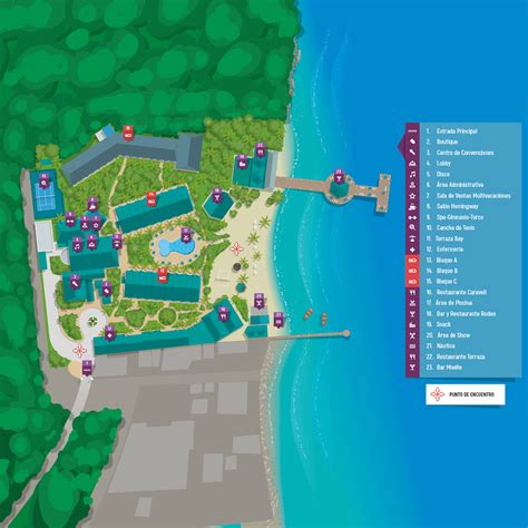 Decameron Marazul Map Travel Resort Maps