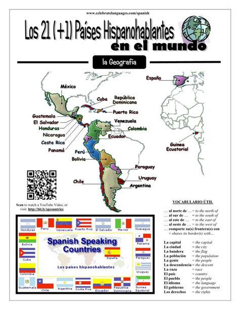 PDF Los países hispanohablantes y sus capitales LOS PAÍSES