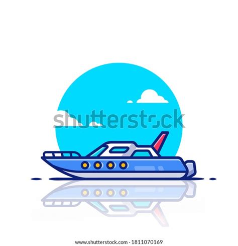 Speed Boat Cartoon Vector Icon Illustration Stock Vector (Royalty Free) 1811070169 | Shutterstock