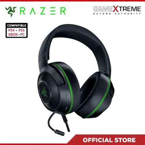 Razer Kraken X Wired Gaming Headset For Console Xbox Green Lazada PH