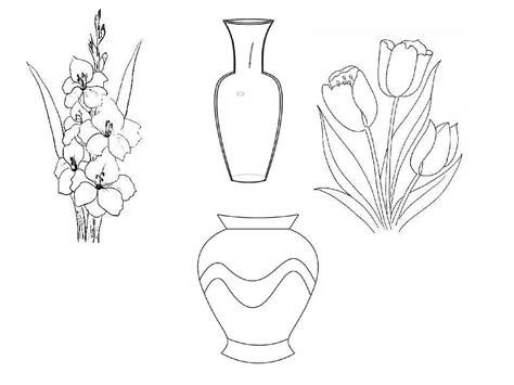 Ваза рисунок карандашом для детей (49 фото) » Рисунки для срисовки и не ...