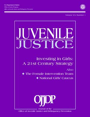 Fillable Online Vawnet Juvenile Justice Journal 6 1 Female Offenders