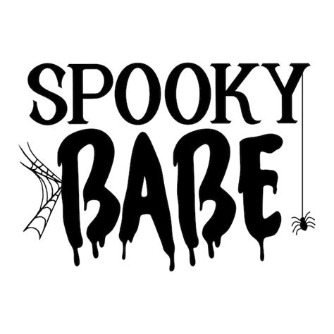 Premium Vector Spooky Babe Svg