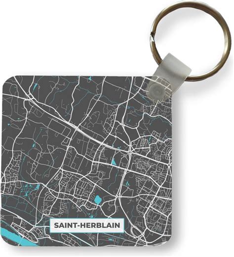 Sleutelhanger Uitdeelcadeautjes Saint Herblain Plattegrond