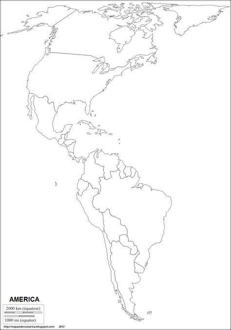 El Blog De Nito Y Sito Mapas De AmÉrica