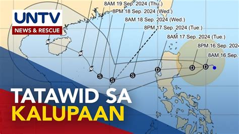 Gener Posibleng Mag Landfall Sa Aurora Isabela Areas Pinalakas Na