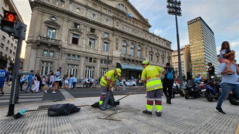 Festejos Por El Mundial Cómo Fueron Los Operativos Para Limpiar La