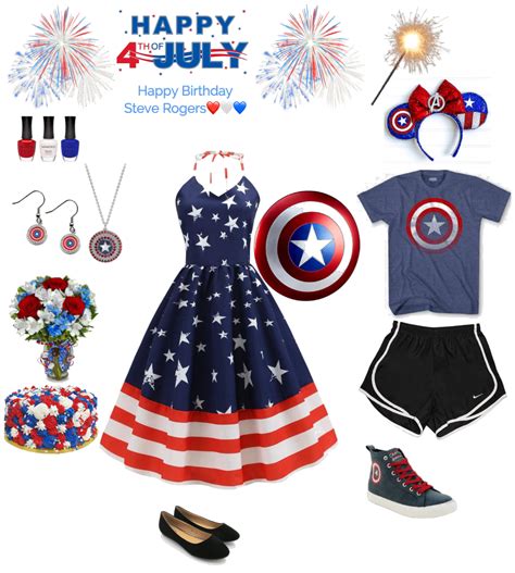 Th Of July Steve Rogers Birthday Outfit Shoplook