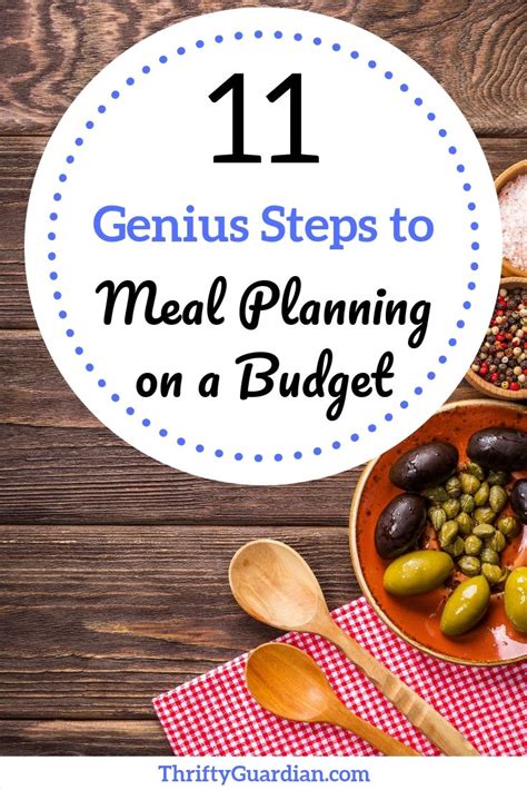 How to Create an Easy, Healthy Meal Plan on a Budget - Thrifty Guardian ...