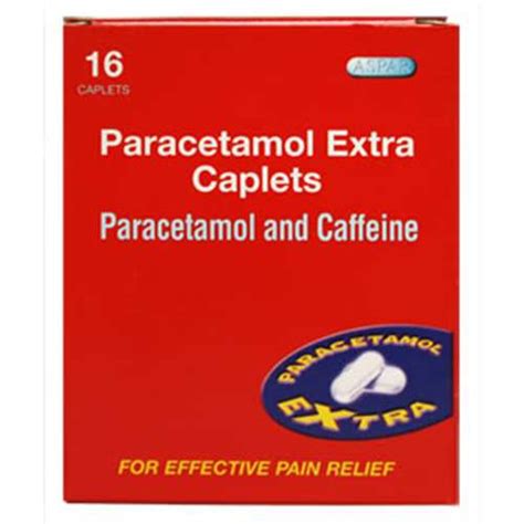 Paracetamol Extra Caplets 16 ExpressChemist Co Uk Buy Online