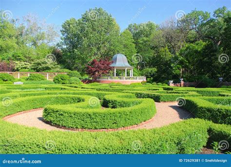 Saint Louis Botanical Garden. Stock Image - Image of landmark ...