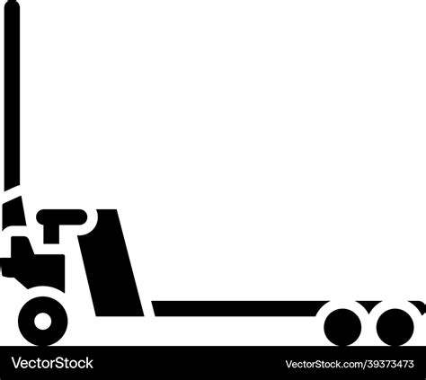 Hydraulic Trolley Jack Icon Royalty Free Vector Image