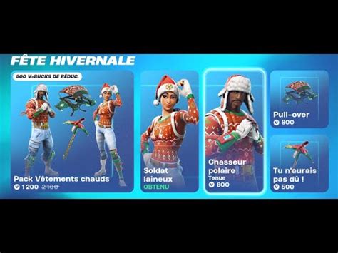 Joyeux Noel Boutique Fortnite Du 24 Decembre 2023 YouTube