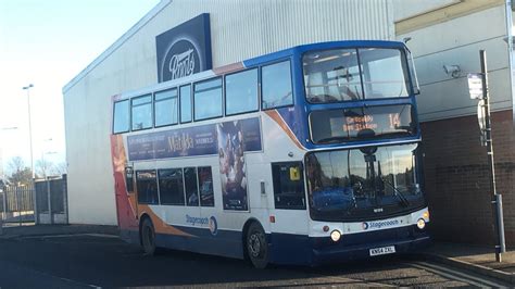 Route 14 Stagecoach East Scotland Dennis Trident ALX400 18196