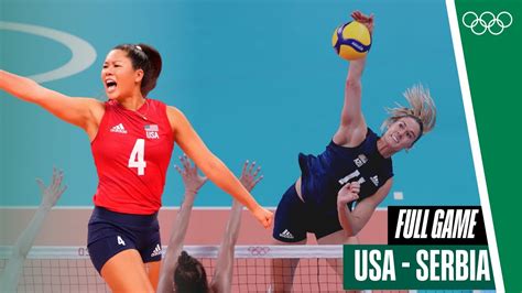 Usa Vs Serbia Women S Volleyball Semifinal At Tokyo Youtube