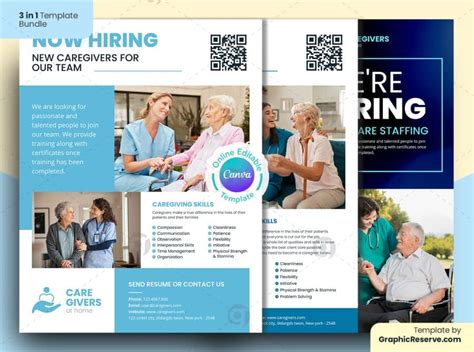 5 Premium Home Care Flyers Design CANVA Templates