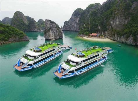 From Hanoi Ha Long Bay Luxury Cruise Day Tour With Jacuzzi Getyourguide