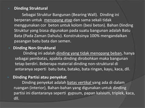 Ppt Bahan Dinding Powerpoint Presentation Free Download Id 6259808