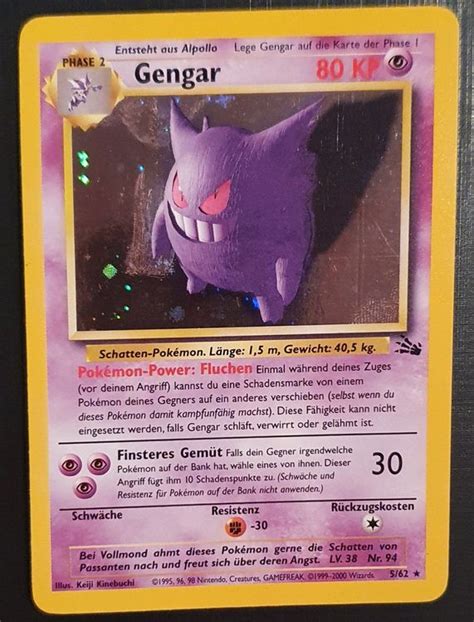 Gengar Holo Kaufen Auf Ricardo