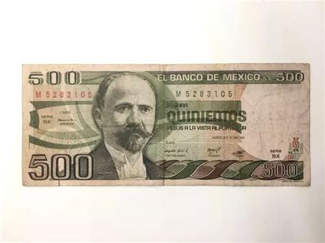 Billete Antiguo 500 Francisco I Madero 1979 MercadoLibre