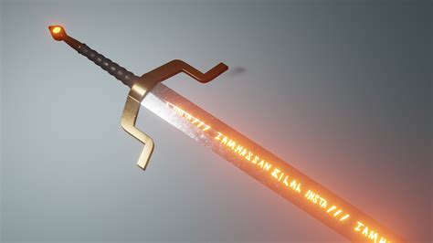 3d Sword Turbosquid 2031479