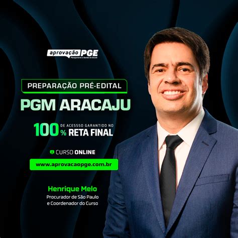 PREPARAÇÃO PRÉ EDITAL PGM ARACAJU