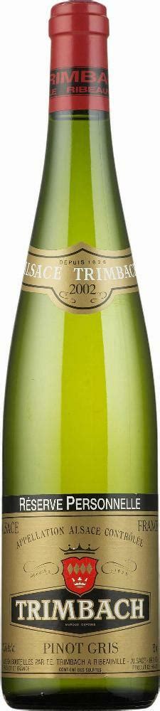 Trimbach Pinot Gris R Serve Personnelle