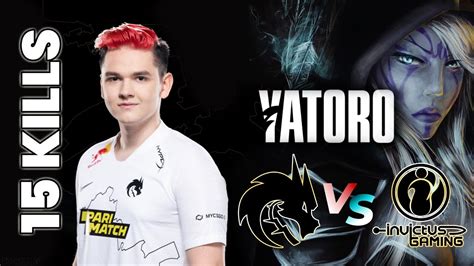 Yatoro Player Perspective Drow Ranger Team Spirit Vs Invictus Gaming