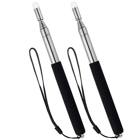 Buy Telescopic Teacher Pointer Stick with Hand Lanyard 2 Pack, Teaching ...