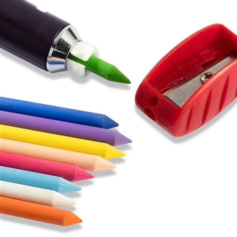 Prym Crayon Craie Porte Mine Avec Craies Et Taille Crayon Coup