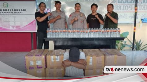 Polisi Gagalkan Penyelundupan Arak Bali Sebanyak 570 Botol Di Bima