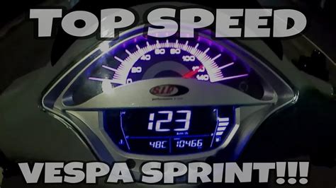 Vespa Vs Vario Vs Aerox Top Speed Vespa Sprint Drag