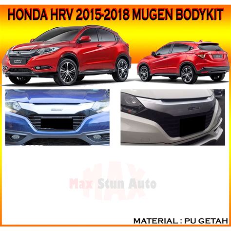 Honda Hrv Hr V Mugen Style Front Grill Grille Sarung Depan