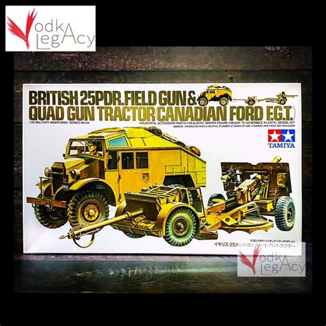 Jual Tamiya 1 35 Military British 25PDR Field Gun Quad Gun Tractor