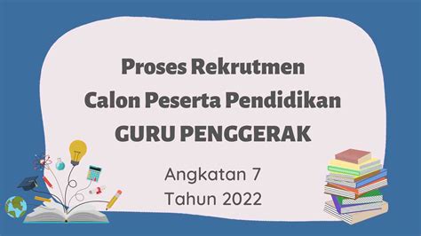 Rekrutmen Calon Guru Penggerak Cgp Angkatan Tahun