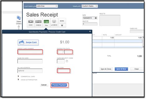 How To Accept A Credit Or Debit Card Payment In Quickbooks Online