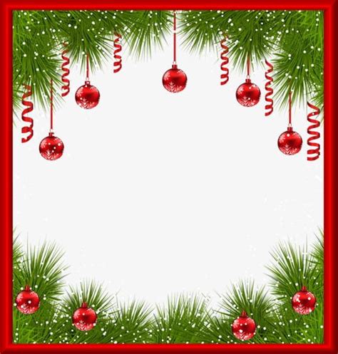 Free Christmas Card Border Clip Art