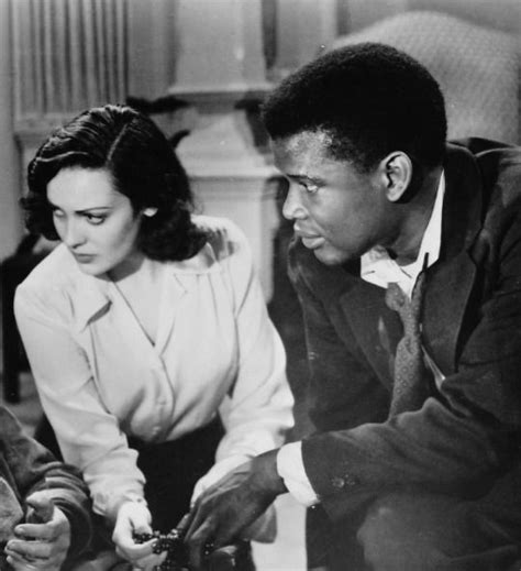 Linda Darnell Sidney Poitier In No Way Out Joseph L