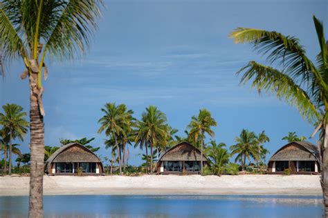 Fiji Marriott Resort Momi Bay Duplex Ocean Front Bure Villas Enjoying