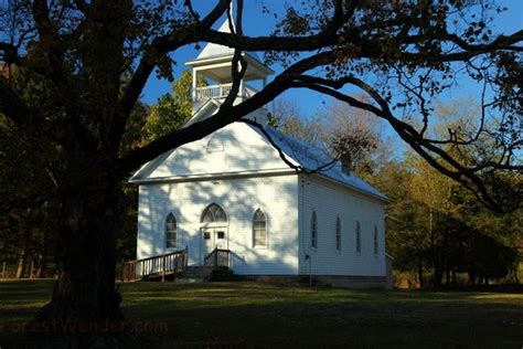 Beautiful Country Church In Fall Structures Free Nature Pictures By