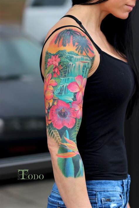 Hawaiian Scene By Todo Tattoonow