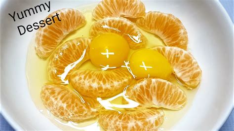 কমলালেবুর সাথে ডিম দিয়ে মজাদার ডেজার্ট Orange Dessert Orange