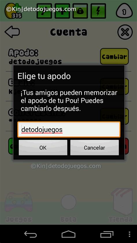 Trucos De Pou Poner Nombre Subir Nivel Hijos Monedas Y Más