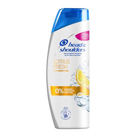 Head And Shoulders Citrus Fresh Anti Dandruff Shampoo 500ml Wilko