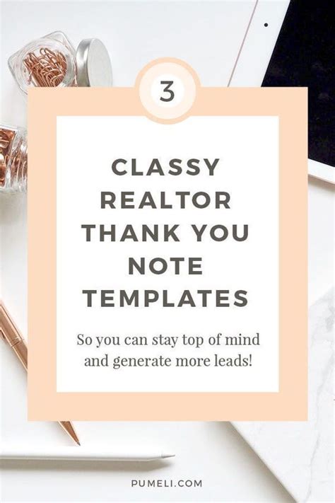 Thank You Letter Examples For Real Estate Marketing Thank You Letter