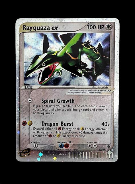 Rayquaza Dragon Type Card